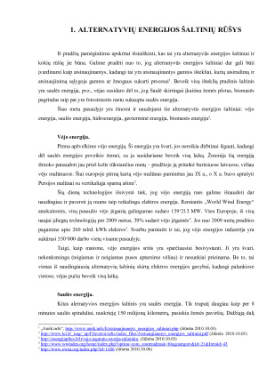 ALTERNATYVŪS ENERGIJOS ŠALTINIAI. Paveikslėlis 2