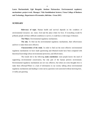 APLINKOS APSAUGOS REGULIAVIMO MECHANIZMAI. Paveikslėlis 4