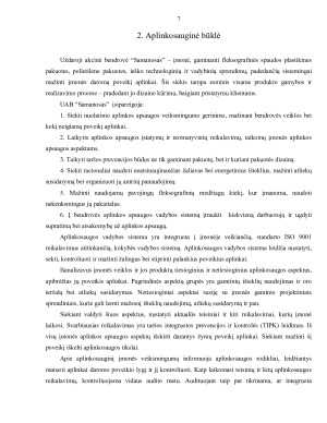 Plastiko gamybos UAB “Samanosas” aplinkos taršos vertinimas. Paveikslėlis 7