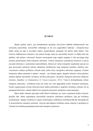 TROLEIBUSAS - VEIKSMINGA PRIEMONĖ AUTOTRANSPORTO UŽTERŠTUMO MAŽINIMUI. Paveikslėlis 3