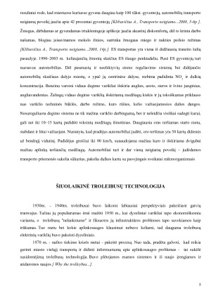 TROLEIBUSAS - VEIKSMINGA PRIEMONĖ AUTOTRANSPORTO UŽTERŠTUMO MAŽINIMUI. Paveikslėlis 5