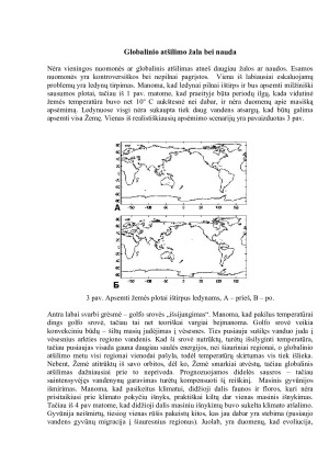 Klimato kaita bei šiltnamio dujų įtaka. Paveikslėlis 8