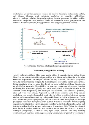 Klimato kaita bei šiltnamio dujų įtaka. Paveikslėlis 9