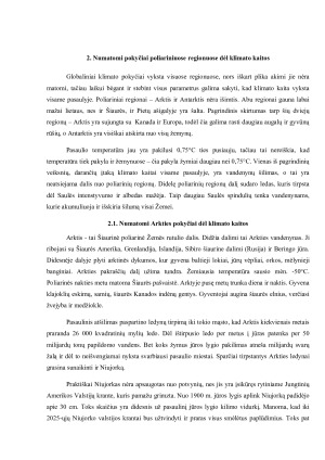 Poliariniai regionai ir klimato kaita. Paveikslėlis 7