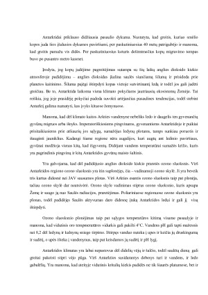 Poliariniai regionai ir klimato kaita. Paveikslėlis 9
