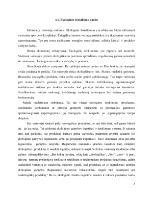 EKOLOGIŠKA EKONOMIKA IR ŽENKLINIMAS. Paveikslėlis 6