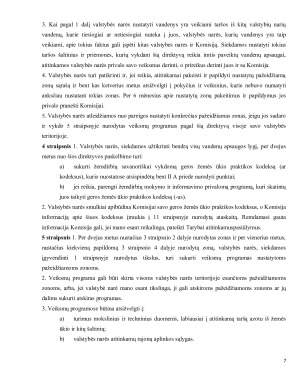 Aplinkos apsaugą reglamentuojantys teisės aktai ir jų taikymas Lietuvoje. Paveikslėlis 7