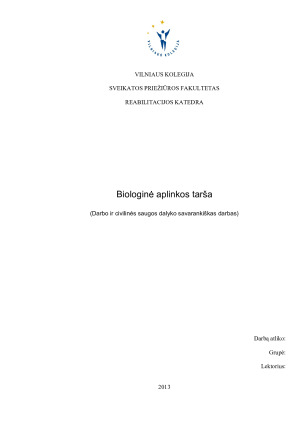 Biologinė aplinkos tarša