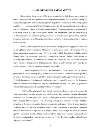 Ekologinė situacija ir gamtos apsaugos priemonės Kauno mieste. Paveikslėlis 7
