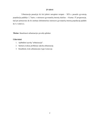 Urbanizacijos poveikis gamtinei aplinkai ir jos išsaugojimo galimybės. Paveikslėlis 2