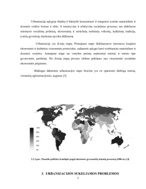 Urbanizacijos poveikis gamtinei aplinkai ir jos išsaugojimo galimybės. Paveikslėlis 5