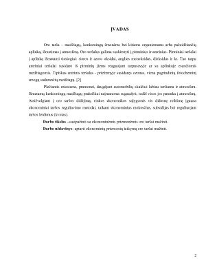 EKONOMINIŲ PRIEMONIŲ TAIKYMAS ORO TARŠAI MAŽINTI. Paveikslėlis 3