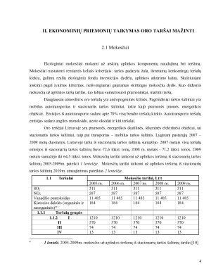 EKONOMINIŲ PRIEMONIŲ TAIKYMAS ORO TARŠAI MAŽINTI. Paveikslėlis 5