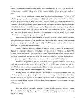 EKONOMINIŲ PRIEMONIŲ TAIKYMAS ORO TARŠAI MAŽINTI. Paveikslėlis 9