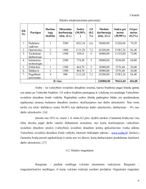 VANDENS GERINIMO ĮRENGINIŲ KOMPLEKSO EKONOMINIS PAGRINDIMAS. Paveikslėlis 10