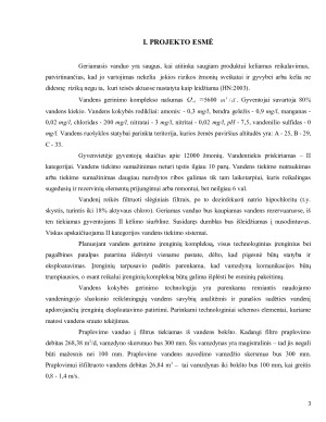 VANDENS GERINIMO ĮRENGINIŲ KOMPLEKSO EKONOMINIS PAGRINDIMAS. Paveikslėlis 4