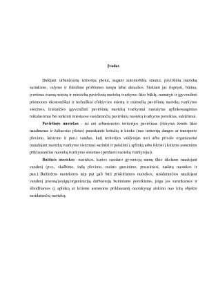 Buitinių ir paviršinių nuotekų surinkimas ir jų valymo būdai. Paveikslėlis 3