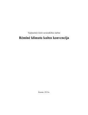 Rėminė klimato kaitos konvencija