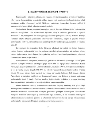 KRAŠTOVAIZDIS IR BIOLOGINĖ ĮVAIROVĖ. Paveikslėlis 7