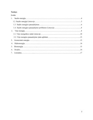 Alternatyvūs energijos šaltiniai. Jų naudojimas. Galimybės ir problemos. Paveikslėlis 2
