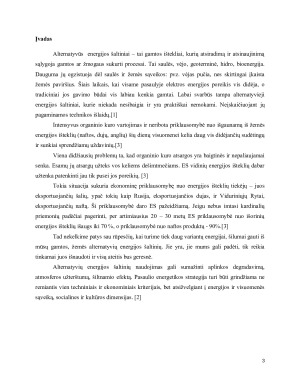 Alternatyvūs energijos šaltiniai. Jų naudojimas. Galimybės ir problemos. Paveikslėlis 3