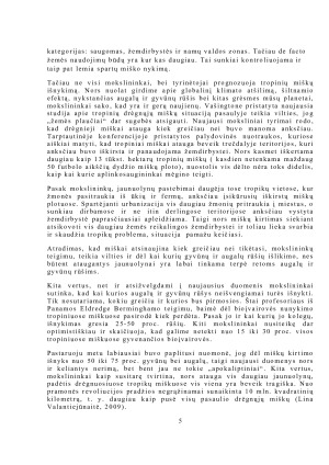 Tropinių miškų naikinimas ir jo ekologinės pasėkmės. Paveikslėlis 5