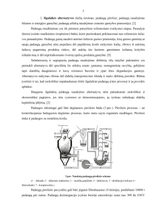 Gumos atliekų perdirbimo procesas ir jo analizė UAB Metaloidas. Paveikslėlis 5