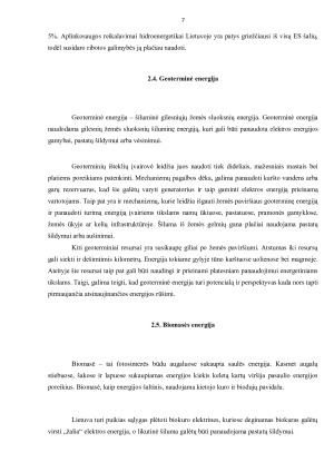 Atsinaujinančių energijos išteklių panaudojimas Lietuvoje. Paveikslėlis 6