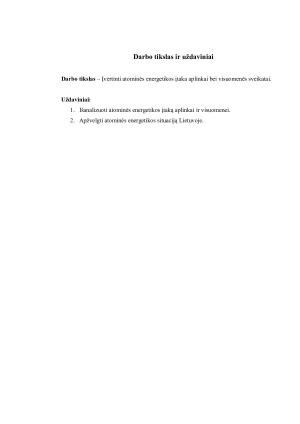 Atominė energetika, jos įtaka aplinkai bei visuomenės sveikatai. Paveikslėlis 3