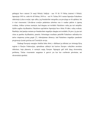 Atominė energetika, jos įtaka aplinkai bei visuomenės sveikatai. Paveikslėlis 5