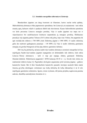 Atominė energetika, jos įtaka aplinkai bei visuomenės sveikatai. Paveikslėlis 7