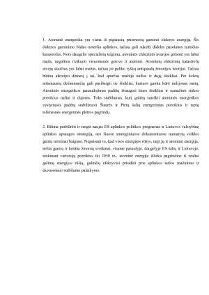 Atominė energetika, jos įtaka aplinkai bei visuomenės sveikatai. Paveikslėlis 8