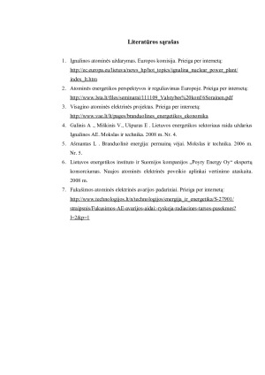 Atominė energetika, jos įtaka aplinkai bei visuomenės sveikatai. Paveikslėlis 9