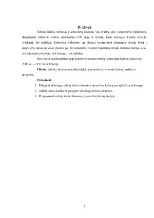 Teršalų kiekio išmesto į atmosferą analizė ir prognozė (2). Paveikslėlis 3