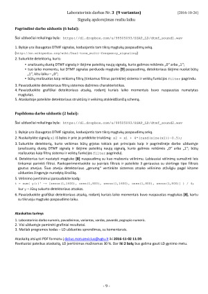 Signalų apdorojimas realiu laiku