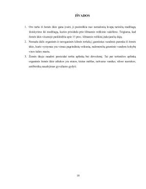 APLINKOS TARŠA ŽEMĖS ŪKYJE. Paveikslėlis 10