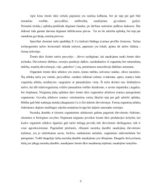 APLINKOS TARŠA ŽEMĖS ŪKYJE. Paveikslėlis 8