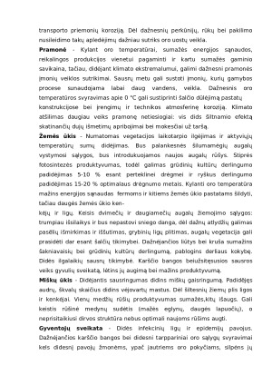 Klimato kaita priežastys, pasekmės ir žmogaus vaidmuo jų mažinime. Paveikslėlis 8