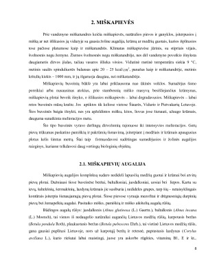 Miškatundrių ir miškapievių biomų augalija bei gyvūnija. Paveikslėlis 8