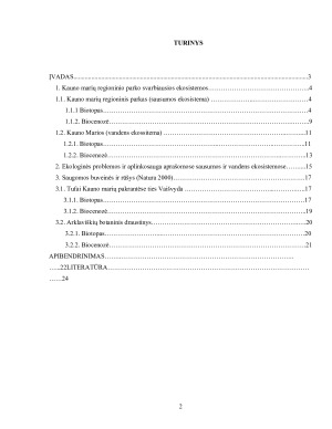 KAUNO MARIŲ REGIONINIO PARKO ĮVERTINIMAS EKOLOGINIU ASPEKTU. Paveikslėlis 2