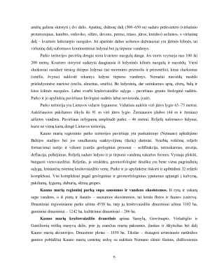 KAUNO MARIŲ REGIONINIO PARKO ĮVERTINIMAS EKOLOGINIU ASPEKTU. Paveikslėlis 6