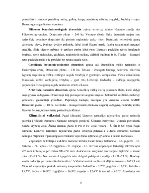 KAUNO MARIŲ REGIONINIO PARKO ĮVERTINIMAS EKOLOGINIU ASPEKTU. Paveikslėlis 8