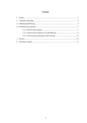 Chromosomų mutacijos. Paveikslėlis 2