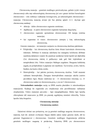 Chromosomų mutacijos. Paveikslėlis 5
