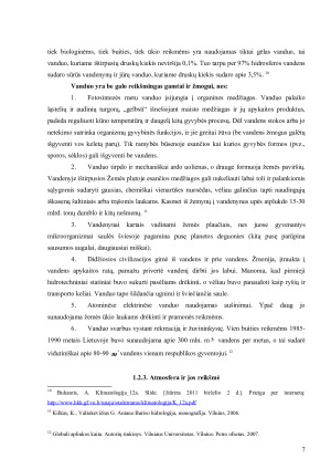 KLIMATO POVEIKIS CHEMINIAMS PROCESAMS BIOSFEROJE. Paveikslėlis 7