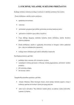 STICHINĖS NELAIMĖS IR APLINKOSAUGA. Paveikslėlis 7
