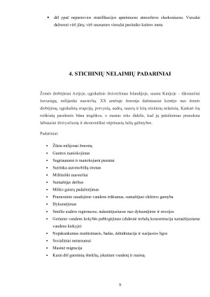 STICHINĖS NELAIMĖS IR APLINKOSAUGA. Paveikslėlis 9