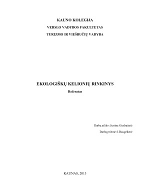 EKOLOGIŠKŲ KELIONIŲ RINKINYS. Paveikslėlis 1
