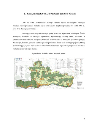 KRAŠTOVAIZDŽIO EKOLOGINĖS PUSIAUSVYROS PALAIKYMO AKTUALIJOS JURBARKO RAJONO KRAŠTOVAIZDŽIO TERITORINIAME VIENETE. Paveikslėlis 4