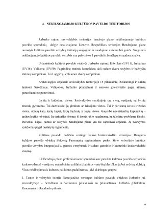 KRAŠTOVAIZDŽIO EKOLOGINĖS PUSIAUSVYROS PALAIKYMO AKTUALIJOS JURBARKO RAJONO KRAŠTOVAIZDŽIO TERITORINIAME VIENETE. Paveikslėlis 9